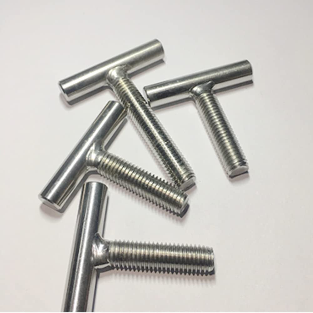 2 Pcs 304 Stainless Steel T-Cylinder Weld Rivets M4x50mm.