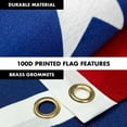 thumbnail image 2 of G128 - 6 Feet Tangle Free Spinning Flagpole (Black) American USA Brass Grommets Printed 3x5 ft (Flag Included) Aluminum Flag Pole, 2 of 7