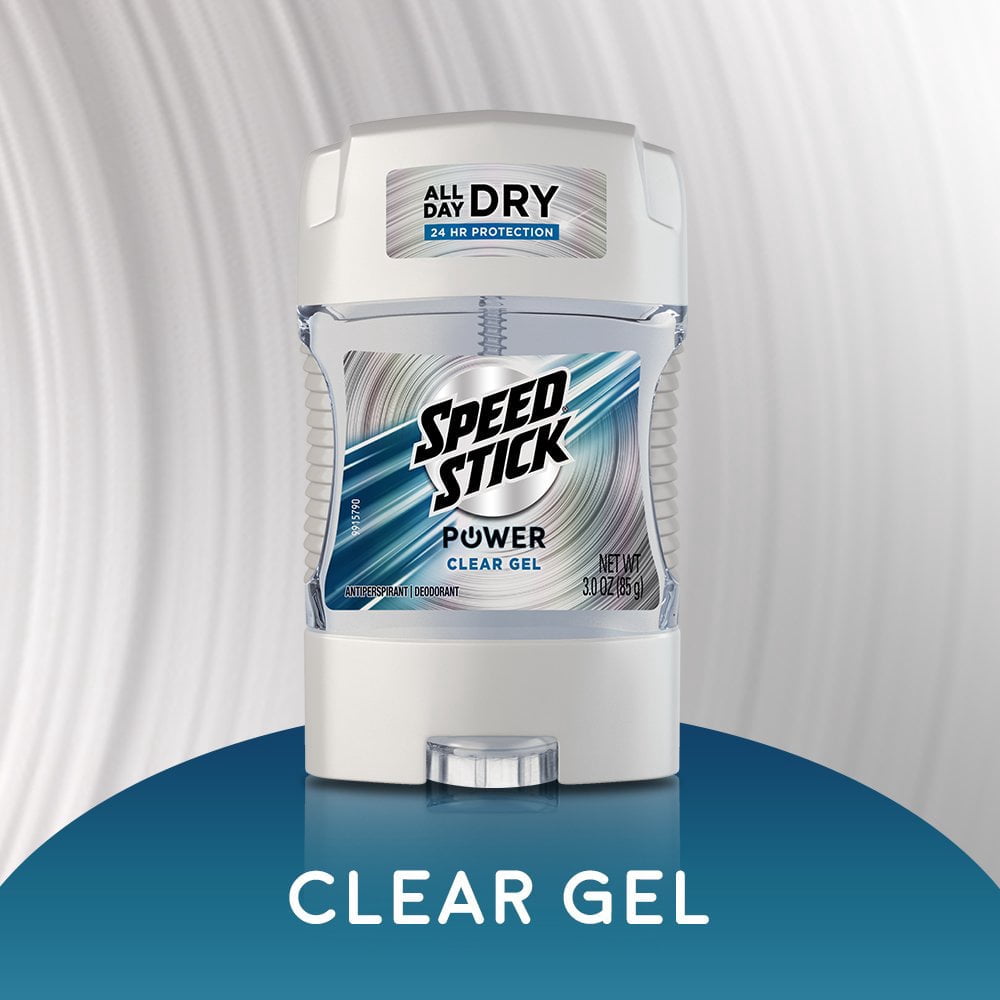 (11 Pack) Speed Stick Anti-Perspirant Deodorant Power Clear Gel for Men, 3 oz