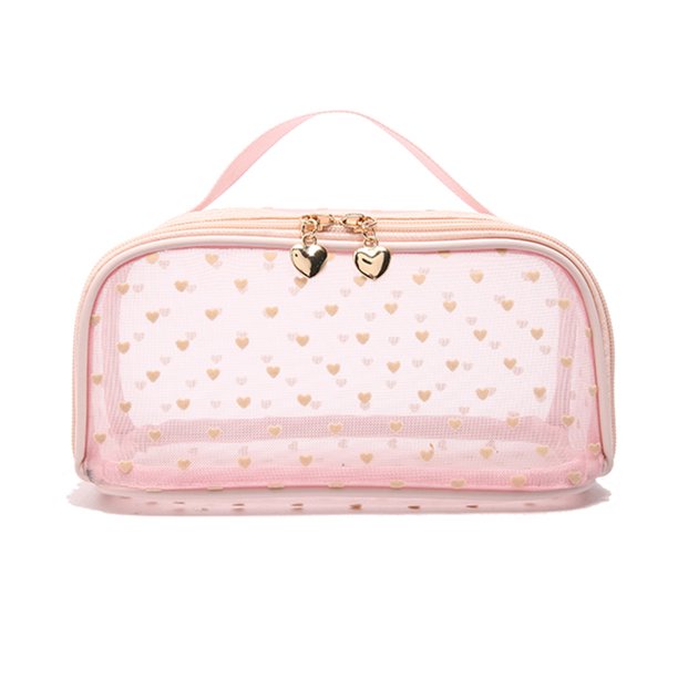 POTO MAPEATO TOSO POUSO PORTABLE BOLSO MINI MESH BOLSAS COSMÉTICOS