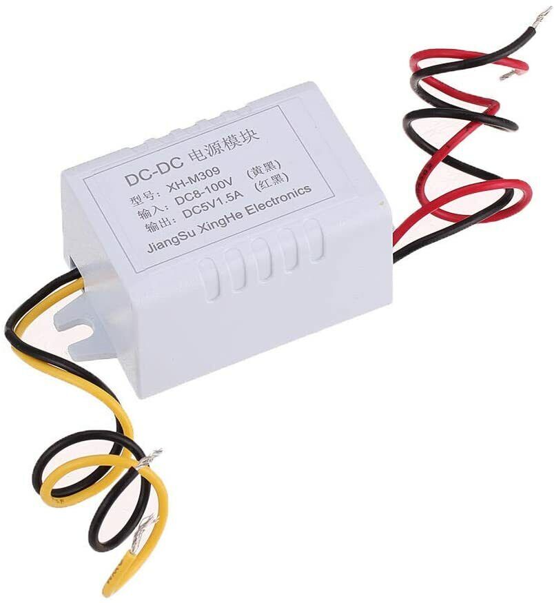 Module Convertisseur Abaisseur 12V/24V/36V/48V Vers 5V USB - Sortie Stable Pour Charge Smartphones - Dimensions 48x23 Mm - Pour Applications Industrielles, Solaire, Automobile - 2