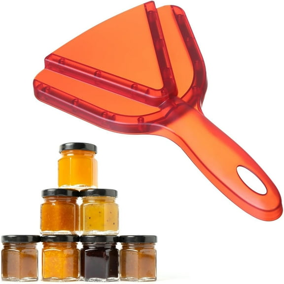 Bottle opener for the elderly with weak hands and arthritis, unscrews bottle caps easily, patented product, unique kitchen gadget, Christmas gift for the elderly/women/men (Red)