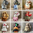 thumbnail image 2 of Gnomo De Vacaciones, Muñeco De Peluche, Bandeja Escalonada, Muñecas Decorativas, Muñeco De Gnomo De Peluche Hecho A Mano, Decoración Del Hogar, 2 of 8