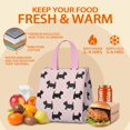 thumbnail image 5 of Scottish Terrier Insulated Lunch Bag for Women & Adults,Large Portable Soft Cooler Lunch Bag,Thermal Food Storage Tote with Pearl Cotton,8.66L,8.75x5.75x9.5 Inch, 5 of 6