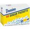 Domino Pure Cane Sugar Packets, 0.12 oz, 50 count