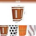 thumbnail image 2 of Popcorn Snack Container Sturdy Paper Material Portable Foldable Design for Sports Events Movie Night Chips Candy Chicken Stadium Party, 2 of 5