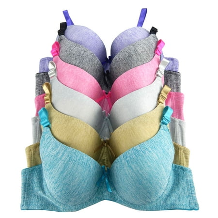 

Women Bras 6 Pack of T-shirt Bra B Cup C Cup D Cup DD Cup DDD Cup 40DDD (S8207)