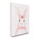 thumbnail image 1 of Stupell Industries Baby Lapin - Lienzo decorativo para pared, diseño de conejito de acuarela rosa francés con flores, 24 x 30, multicolor, 1 of 1