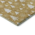 thumbnail image 3 of Addison Rugs Mayfield Premium Machine Washable Transitional Holiday Gold Rectangle Rug, 1'8" x 2'6", 3 of 6