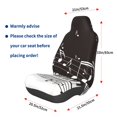 thumbnail image 3 of Honeii Piano Keys With Musical Notes Print Car Seat Cover,Car Interior Covers,Universal Fit Seat Protector, Compatible with Most Cars, SUVs, Trucks, and Vans, 3 of 5