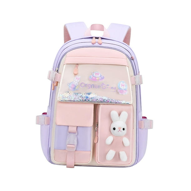 Mochila para ninos Mochila Mochila ligera para acampar ir de excursion Purpura jinwen Chicas