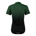 thumbnail image 5 of WTOBBY Women's Performance Cycling Short Sleeve Shirt, Ombre Gradient Athletic Top with Breathable Fabric & Reflective Safety Trim,Dark Green L, 5 of 5