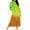 Yellow, variant on Women's Long Knitted Bathrobe Zipper up Comfortable Full Length Gradient Homewear Sleepwear with Pocket Yellow