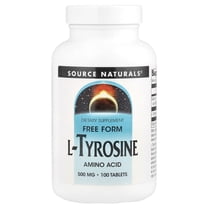 Source Naturals L-Tyrosine, Amino Acid 500 mg - 100 Tablets
