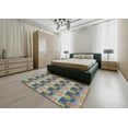 thumbnail image 5 of Ahgly Company Machine Washable Indoor Square Transitional Carbon Gray Area Rugs, 6' Square, 5 of 7