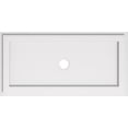 thumbnail image 1 of Ekena Millwork CMP26X13RE-02000 2 in. ID x 9 in. Rectangle Architectural Grade PVC Contemporary Ceiling Medallion, 1 of 4
