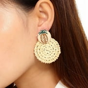 AMRITA SINGH JEWELRY Amrita Singh Woven Pineapple and Rattan Drop Earring
