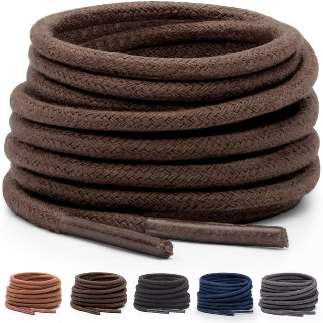 Zapatos de vestir diversos con cordones redondos Oxford para hombre, marrón oscuro