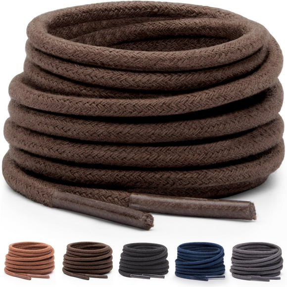 Zapatos de vestir diversos con cordones redondos Oxford para hombre, marrón oscuro
