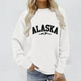 thumbnail image 2 of Women Sweatshirts Womens Long Sleeve Sweatshirt Women Pullover White Sweat Shirt Fall/Winter Clothes for Womens Clothing, 2 of 5