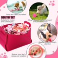 thumbnail image 6 of 50 Pcs Puppy Supplies Starter Kit for Small Dogs Puppy Essentials Includes Leash, Bowls, Teeth Brushes, Water Bottle, and More Accessories for Dogs Pet Day Welcome Gift(Pink), 6 of 7