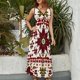 thumbnail image 2 of Bohemian Pattern Vestido Sin Mangas , Vestidos De Lujo Para Ocasiones Oficiales, 2 of 5