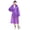 Dark Purple, variant on Men Rainy Season Thickened Front Opening Hooded Pocket Raincoat Umbrella Sky Blue One Size