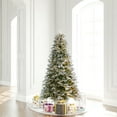 thumbnail image 6 of Vickerman 6.5' x 50" Frosted Douglas Fir Artificial Pre-Lit Christmas Tree, Warm White 3mm LED Lights., 6 of 6