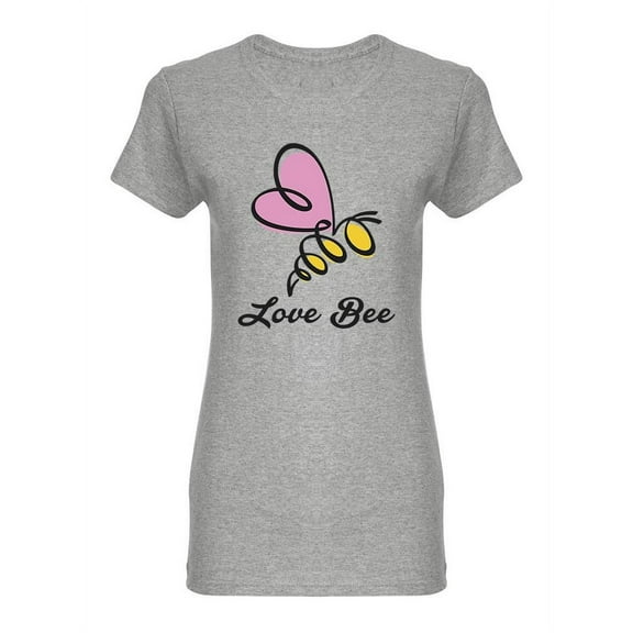 Love Bee T-Shirt Women -Image by Shutterstock, Female XX-Large