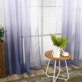 thumbnail image 1 of TINKER Simple Gradient Écran Chambre Gradient Gaze Tige Rideau Famille Décoration, 1 of 7
