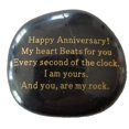 thumbnail image 1 of Regalos de Aniversario para Él o Ella Mi corazón late por ti Cada segundo del reloj. Soy todo tuyo. Y tú eres mi roca."" Regalo de roca grabado hombres mujeres, 1 of 1