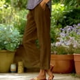 thumbnail image 2 of Pants for Women Casual Work Stretchy Slim Fit Trousers Office Slacks with Pockets, 2 of 6