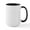 White/Black Inside, variant on CafePress - Beethoven Ode To Joy Mug - 15 oz Ceramic Large White Novelty Mug