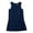 Navy, variant on Girls School Uniform Pleated Ruffle Jumper Dress, Sizes 4-16 & 8-20 Plus