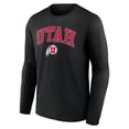 thumbnail image 2 of Men's Black Utah Utes Campus Long Sleeve T-Shirt, 2 of 3