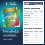 Essential Elements Hydration Packets - Variety Pack - Electrolytes Powder No Sugar - Electrolyte Drink Mix - Superior Hydration with ACV & Vitamin C - 24 Stick Packs
