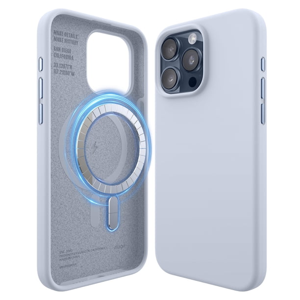 Funda de silicona magnética Elago para iPhone 15 Pro Max de 6.7 pulgadas