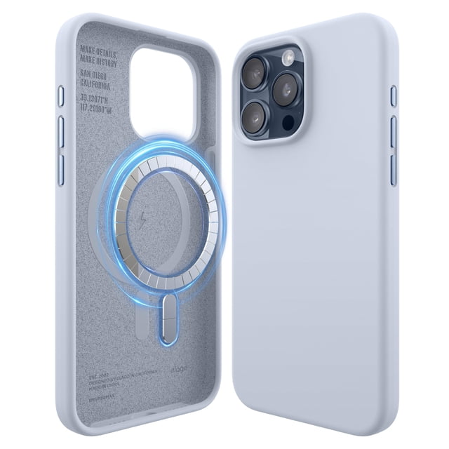 Funda de silicona magnética Elago para iPhone 15 Pro Max de 6.7 pulgadas