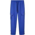 thumbnail image 7 of Men's Cargo Sweatpants Open Bottom Fleece Hiking Jogger Cargo Sweatpants for Men with Pockets, 7 of 7