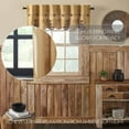 thumbnail image 3 of VHC Brands Pip Vinestar Scalloped Layered Valance 18x60, Window Treatment, Bedroom, Living Room, Dining Room, and Kitchen Decor, Cotton, Pip Vinestar Collection, 18x60, Natural, 3 of 4