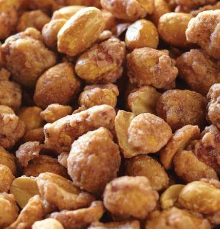 Gourmet Butter Toffee Coated Peanuts by Its Delish, 2 lbs - Sweet Crunchy Caramelized Nuts Snack Candy Covered Nut  Butter Toffee Flavored, Dairy-Free, Vegan, Kosher