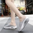 thumbnail image 3 of ZHAOCHENG Zapatillas ortopédicas para mujer con colchón de aire: zapatos casuales de malla transpirable y cómodos, zapatos ligeros para caminar para diabéticos, sandalias y zapatillas con plantilla., 3 of 5