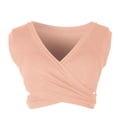 thumbnail image 4 of Lindreshi Crop Tops for Women Women Fashion Short Crop Tops Tube Sleeveless Navel Bare Short Vest Top, 4 of 5