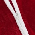 thumbnail image 5 of Cjfdfy Newborn Baby Boy Girl Christmas Pajamas Outfit Footed Romper Long Sleeve Velvet Zipper Jumpsuit With Hat Infant Cute My First Christmas Fall Winter Holiday Outfit 0-6 Months, 5 of 8