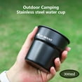 thumbnail image 4 of Uutvmp Camping Coffee Mug, Stainless Steel Cup, Drinking Glasses Ultralight Stackable Water Cup Travel Cup for Picnic Camping Campfire Travel Cooking, 4 of 8