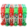 thumbnail image 3 of 100Pcs Pet Christmas Collars Cats Dogs Knitted Animal Accessories Holiday Bow Tie Adjustable Neck Strap Grooming Festival Happy ShopWise Round, 3 of 24