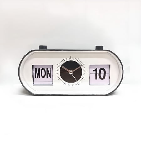 DESIGNICE Vintage Flip Clock Mechanical Alarm Clock Desktop Digital Clock with Calendar Clock Home Decor Vintage Alarm Clock