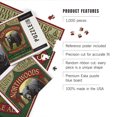 thumbnail image 5 of Lantern Press 1000 Piece Jigsaw Puzzle, Northwoods, Maine, Black Bear Ale Vintage Sign, 5 of 5