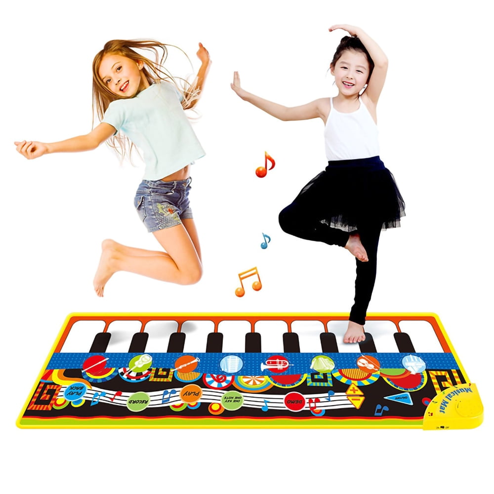 Musical Piano Play MatJumbo Floor Keyboard Blanket,with 8 Sounds,Floor