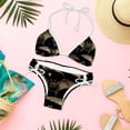 thumbnail image 6 of Bats Women's Detachable Sponge Adjustable Strap Bikini Set Swim Suit Two-Pack, 6 of 6